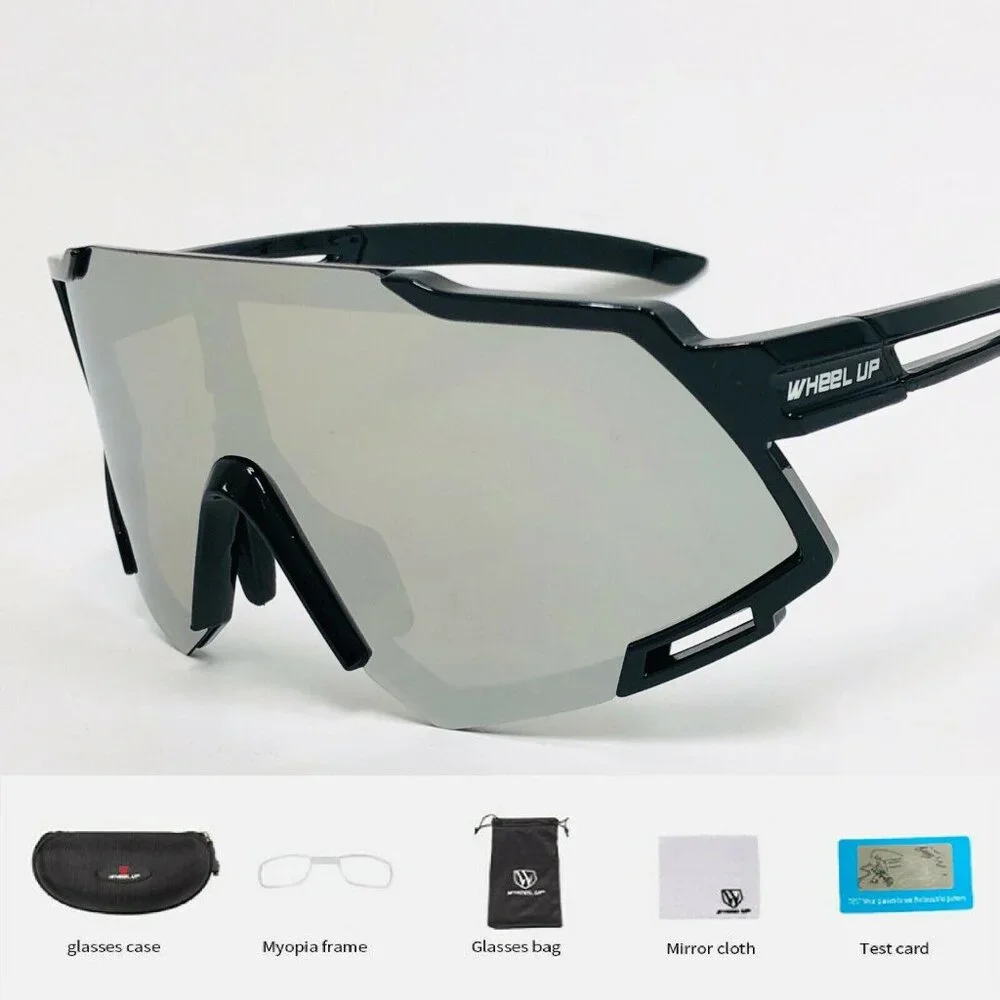 Polarized Sport‎ Men Sunglasses Outdoor Silver Mirror Lens Beach Shades Lentes